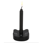 Candle Holder Black Cat Design
